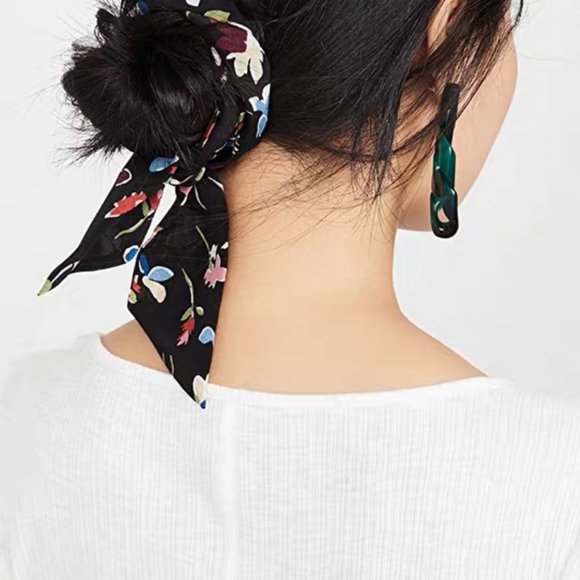 NEW - Madewell Silk Skinny Bandana - Picture 2 of 4